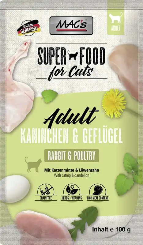 MAC's Cat Kaninchen/Geflügel 100 g Beliebt