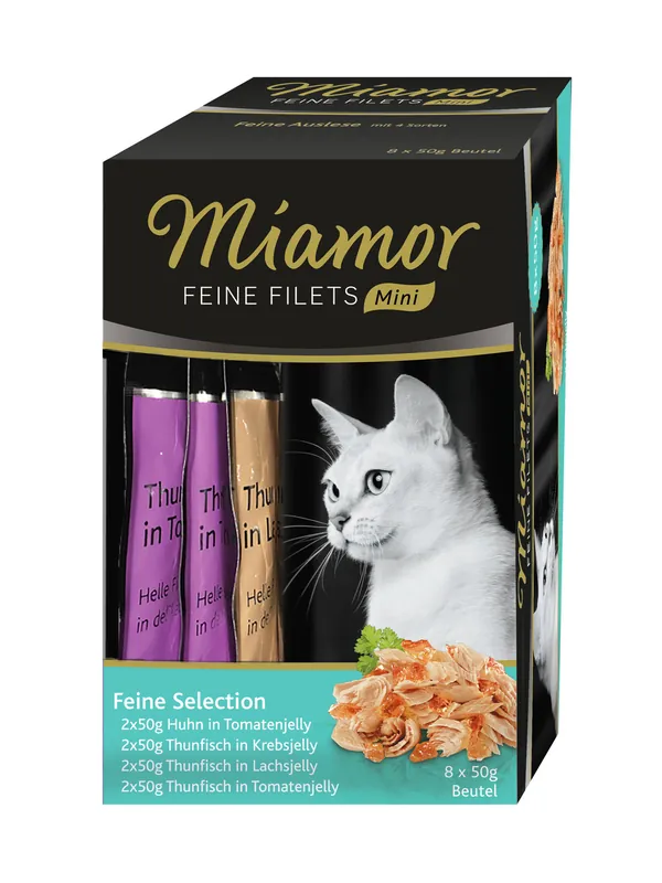 Geprüft Miamor Feine Filets Mini Feine Selection 8x50 g