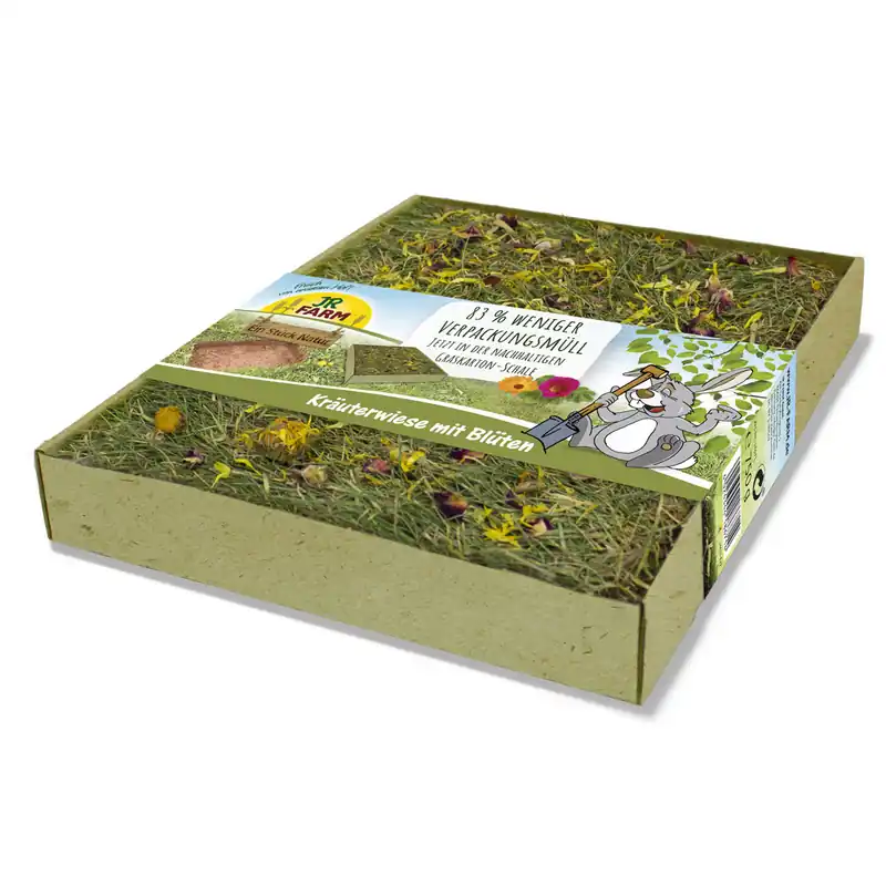 Geprüft JR FARM Ein Stück Natur Kräuterwiese Blüten 750g Kleintiersnack