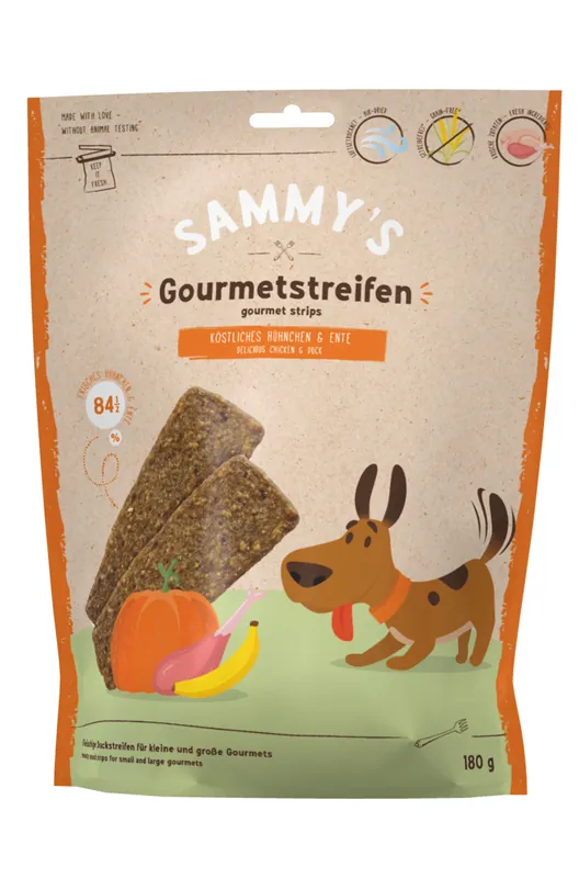 SAMMY's Gourmetstreifen Huhn & Ente 180 g Preis Gesenkt