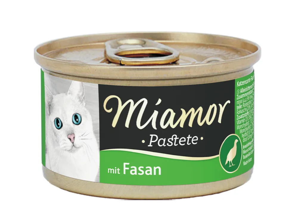 Must-Have Sparpaket 24 x 85 g Miamor Pastete mit Fasan Katzen Nassfutter