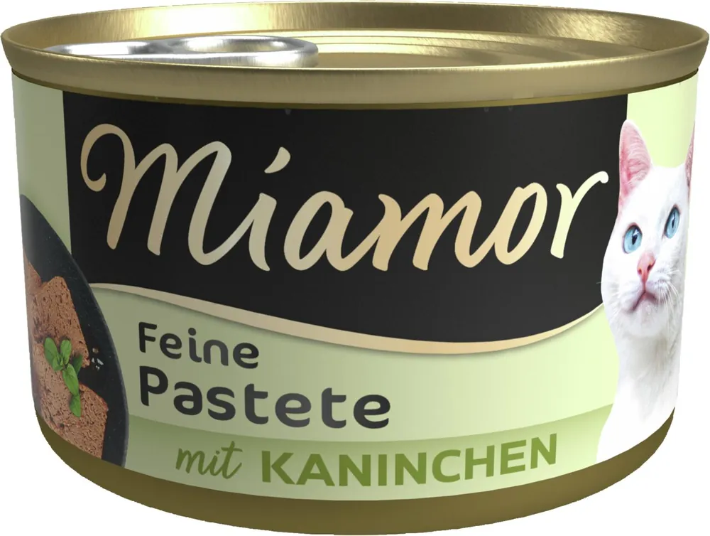 Top-Seller Sparpaket 12 x 85 g Miamor Pastete mit Kaninchen Katzen Nassfutter