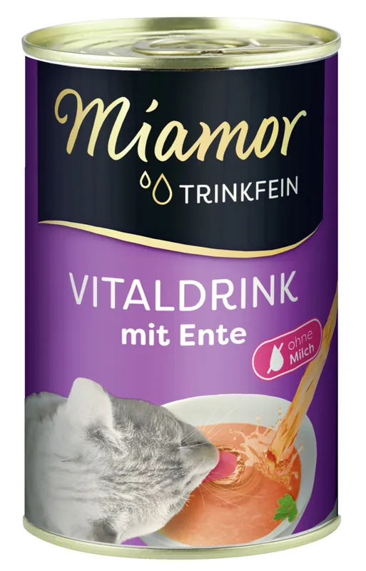 Nur Für Kurze Zeit Sparpaket 2 x 135 ml Miamor Trinkfein Vitaldrink mit Ente Katzen Drink