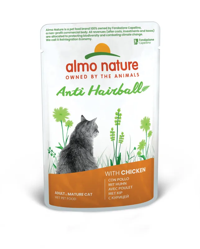 Top-Angebot Sparpaket 30 x 70 g Almo Nature Anti-Hairball mit Huhn Katzen Nassfutter