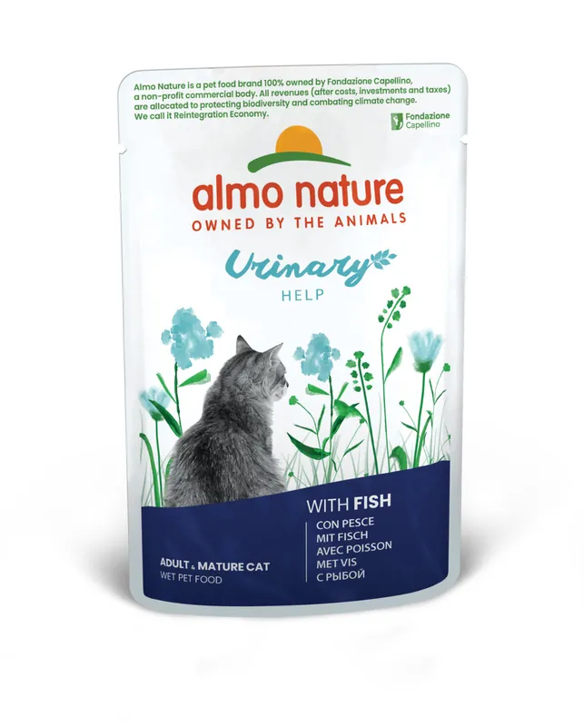 Preisknaller Sparpaket 30 x 70 g Almo Nature Urinary Help mit Fisch Katzen Nassfutter