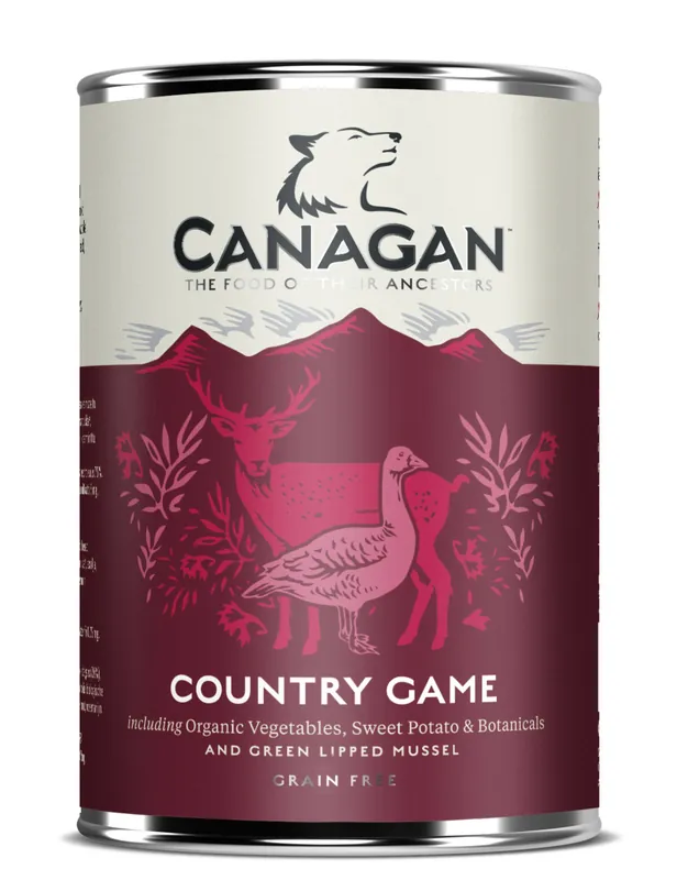 Mega-Angebot Sparpaket 6 x 400 g Canagan Country Game For Dogs Hunde Nassfutter