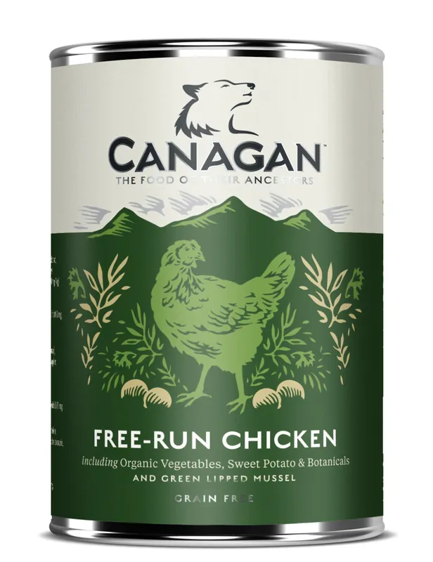 Ausverkauf Sparpaket 6 x 400 g Canagan Free-Run Chicken For Dogs Hunde Nassfutter