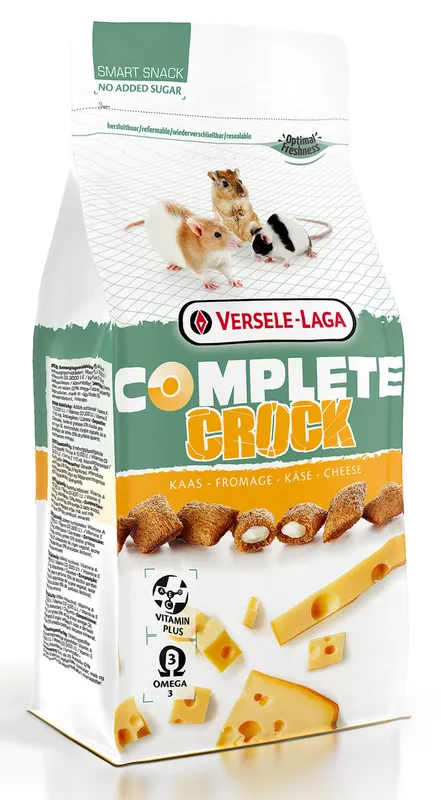 Echt Sparpaket 2 x 50 g Versele-Laga Complete Crock Käse Nager Snack