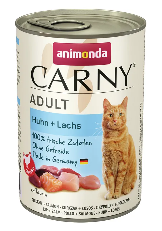 Online Kaufen Sparpaket 6 x 400 g Animonda Carny Adult Huhn + Lachs Katzen Nassfutter