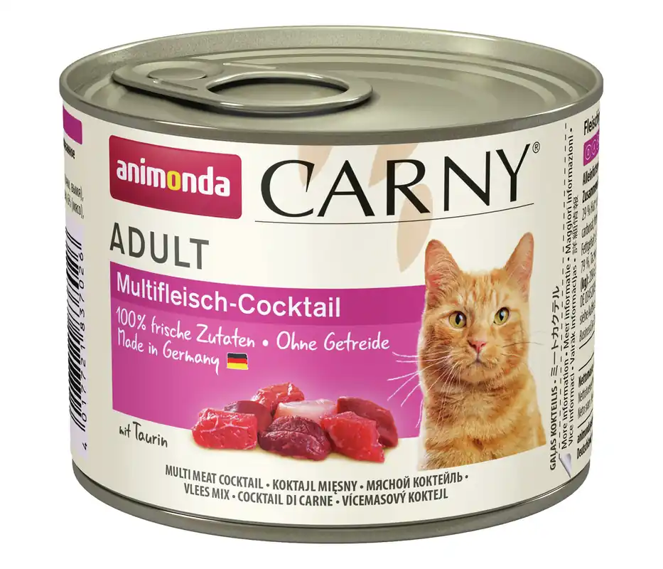 Sparpaket 6 x 200 g Animonda Carny Adult Multi-Fleischcocktail Katzen Nassfutter Preis Gesenkt