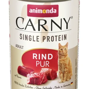 Sparpaket 24 x 400 g Animonda Carny Adult Single Protein Rind pur Katzen Nassfutter Expressversand
