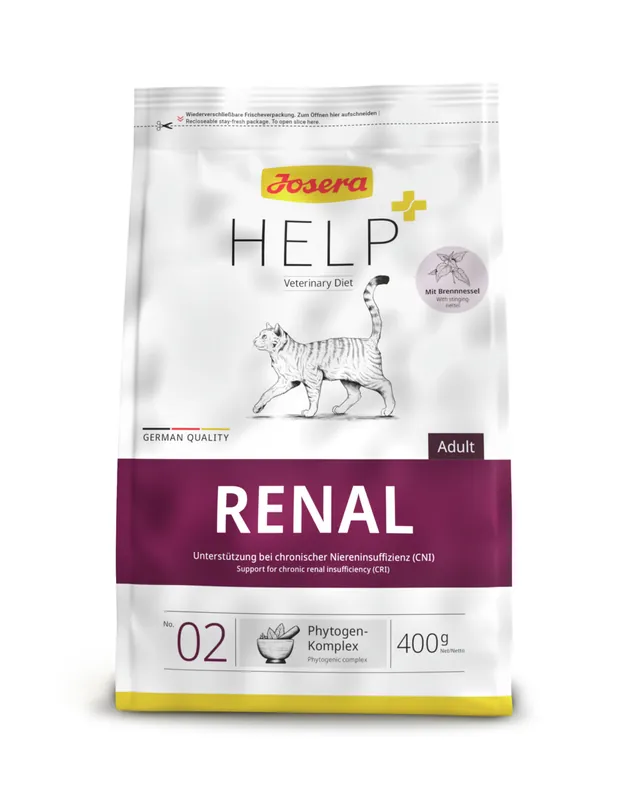 Neue Kollektion Sparpaket 2 x 400 g Josera Help Renal Katzen Trockenfutter