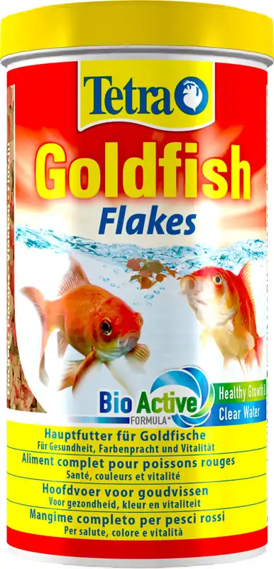 Markenware Sparpaket 2 x 1 l Tetra Goldfish Flakes Aquarium Flockenfutter Teich