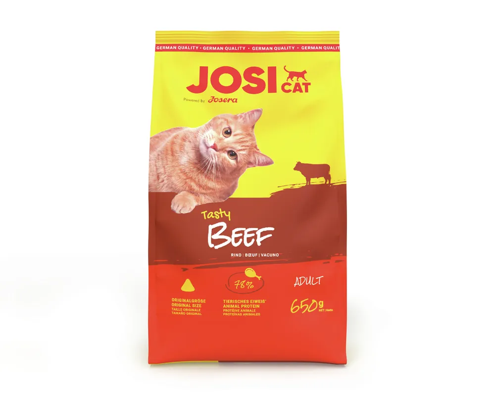 JosiCat Tasty Beef 650 g Nur Für Kurze Zeit