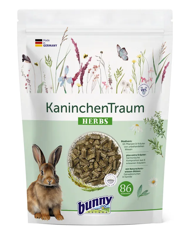 Sale Bunny KaninchenTraum Kräuter 1,5kg Kleintierfutter