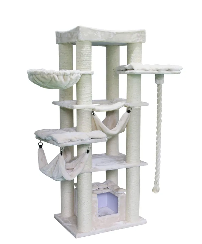 Nobby Kratzbaum Rubi 60 x 80 x 197 cm cream Online Kaufen