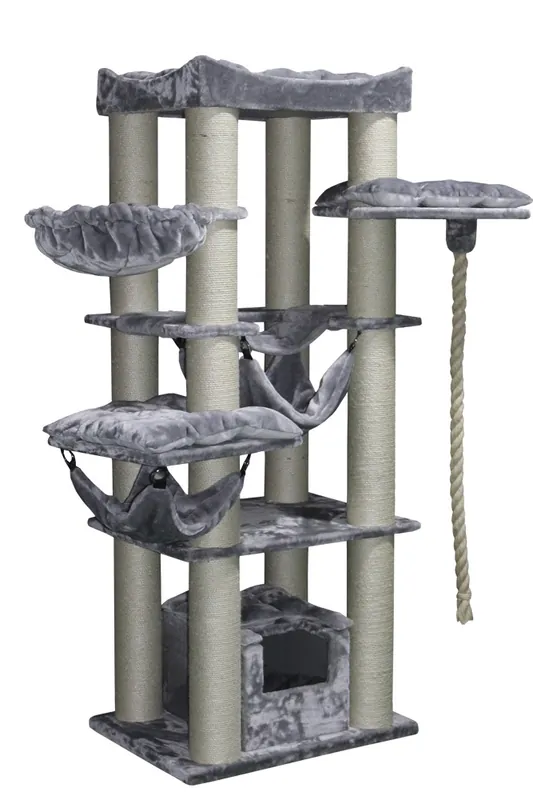 Nobby Kratzbaum Rubi 60 x 80 x 197 cm grau Direktkauf