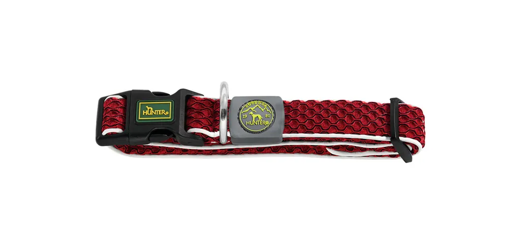 Echt HUNTER Halsung Hilo Vario Basic S-M rot