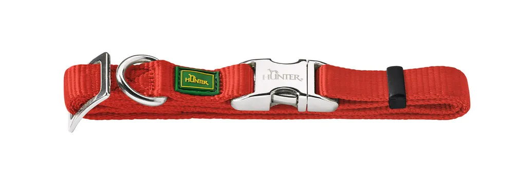 Geprüft HUNTER Halsung Vario Basic Alu-Strong M rot