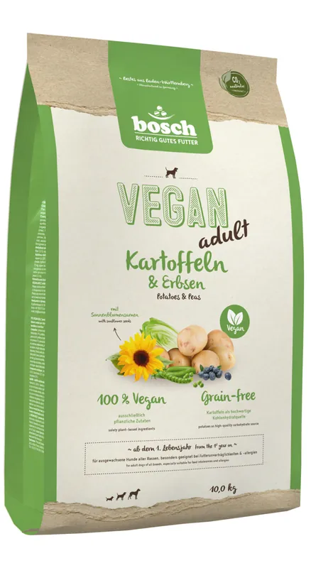 bosch Vegan Adult Kartoffel & Erbsen 10 Kilogramm Hundetrockenfutter Jetzt Kaufen