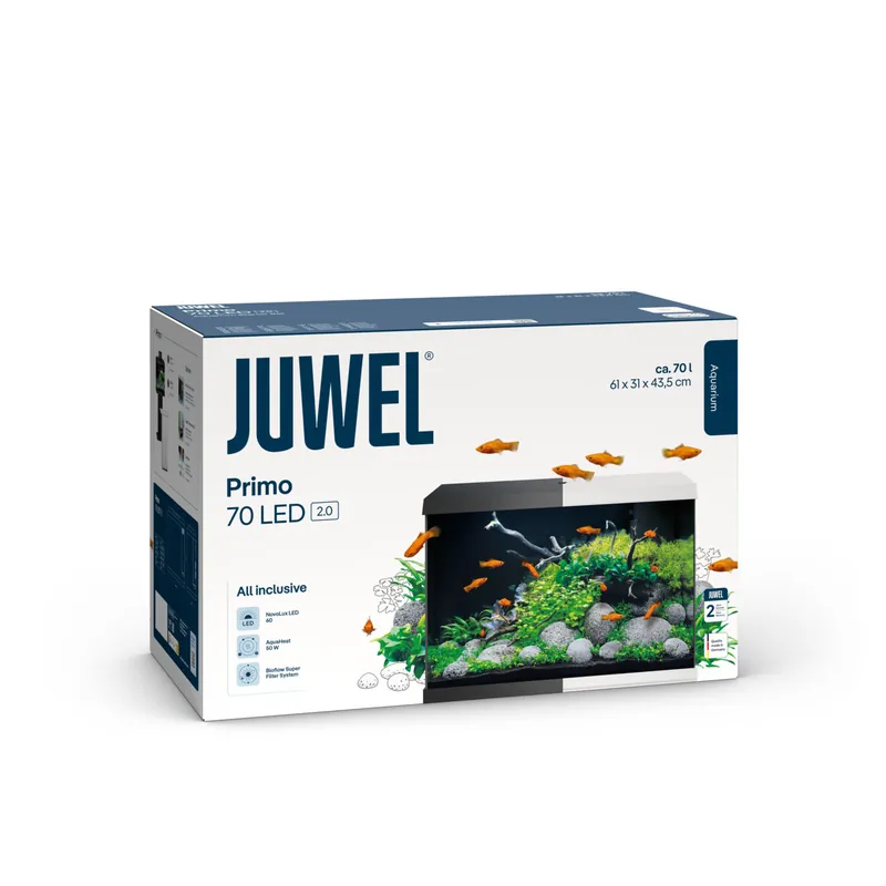 JUWEL Primo 70 2.0 LED Aquarium weiß Aquarium Set Ausverkauf