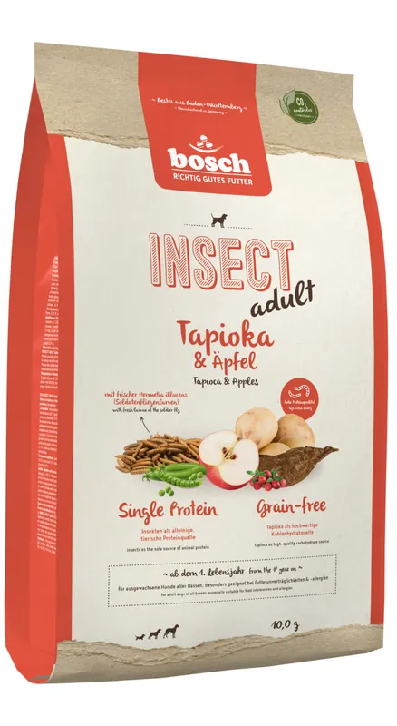 bosch Insect Adult Tapioka & Äpfel 10 kg Preisreduziert