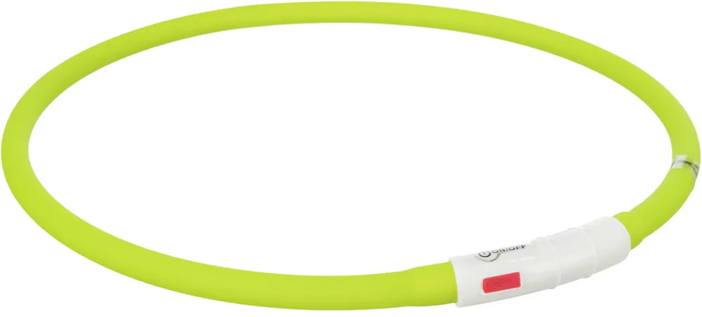 TRIXIE Leuchtring Silikon USB XS-XL 70 Centimeter grau Beliebt