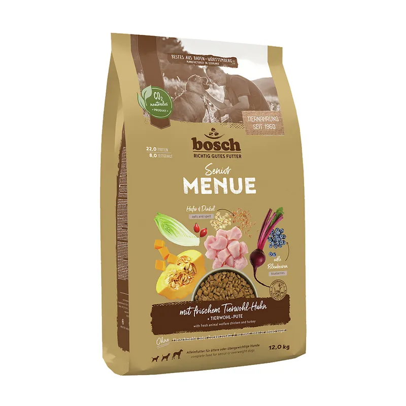 Jetzt Bestellen BOSCH MENUE Senior Huhn 12 kg