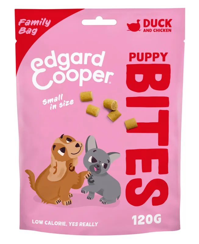 Edgard & Cooper BITES Puppy Ente und Huhn small getreidefrei 120 g Ausverkauf