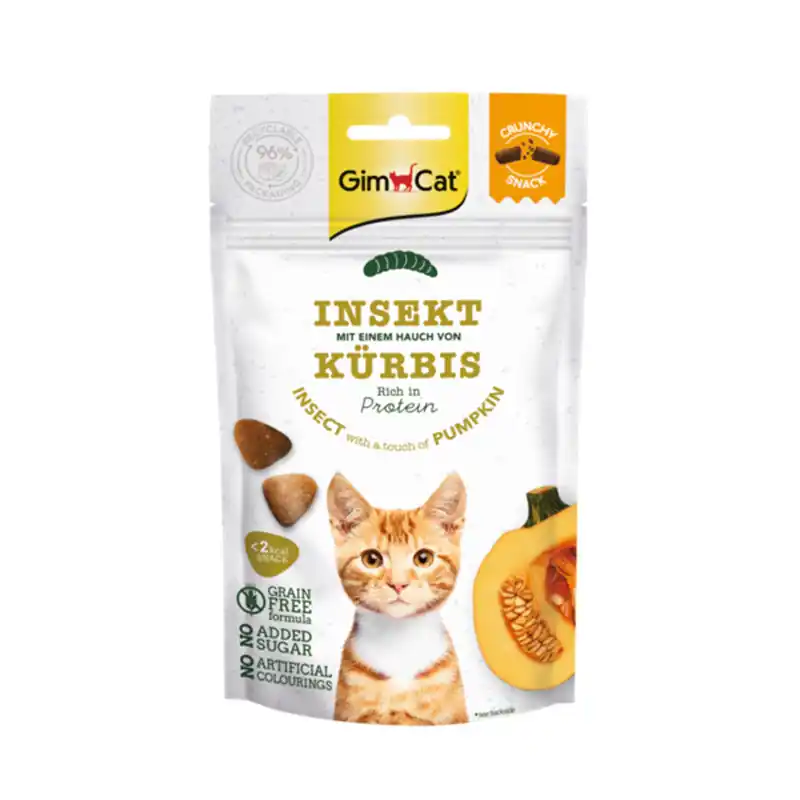 Wochenendangebot GimCat Crunchy Snacks Insekt & Kürbis 50 g