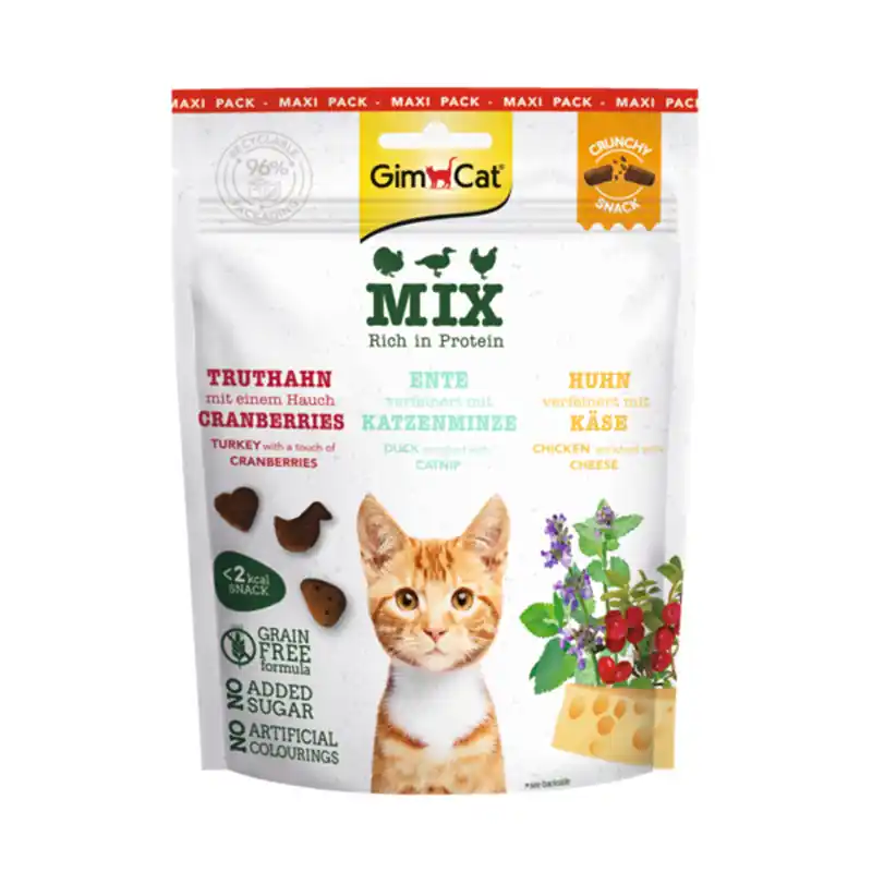 GimCat Crunchy Snacks Mix 140 g Sichere Zahlung