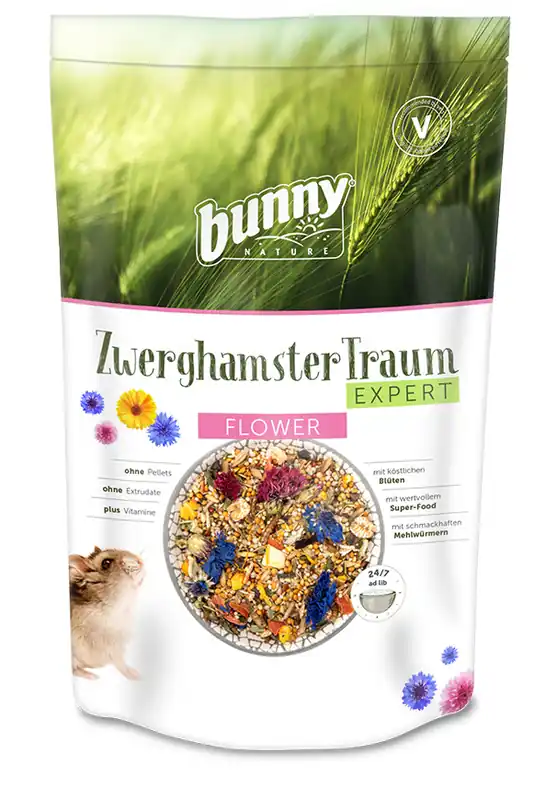 Schneller Versand Bunny ZwerghamsterTraum EXPERT FLOWER 500 g
