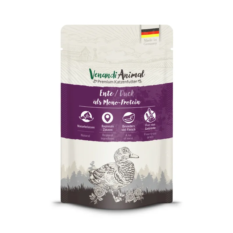 Venandi Animal Ente MonoProtein 125 g Preisknaller