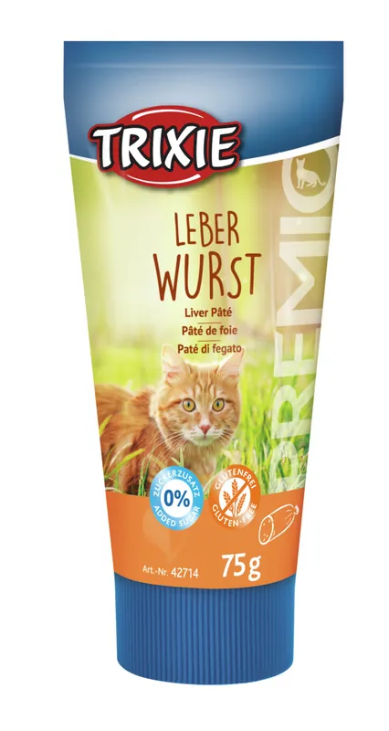 Heißes Angebot TRIXIE Premio Leberwurst für Katzen 75g
