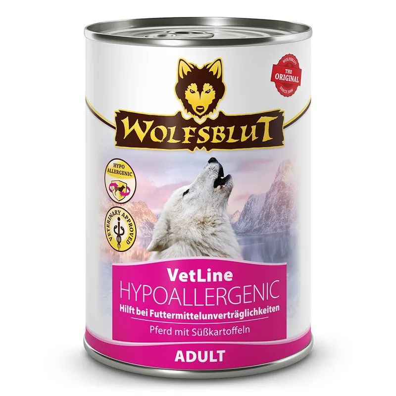 Sparpaket 24 x 395 g Wolfsblut VetLine DS Hypoallergenic Hunde Nassfutter Preisknaller
