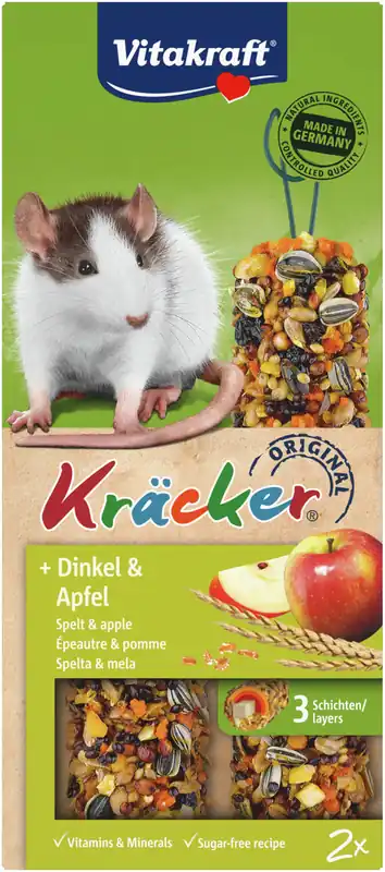 Vitakraft Kräcker® Dinkel/Apfel Ratten 2 Stück Top-Angebot
