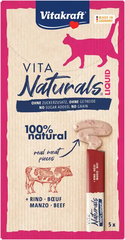 Meistverkauft Vitakraft Naturals LiquidSnack Rind 5 Stück