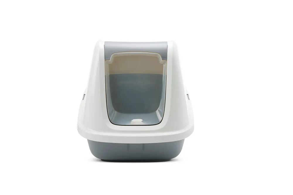 SAVIC Katzentoilette Nestor Giant weiß/grau 75 x 56 x 55 cm Preiswert
