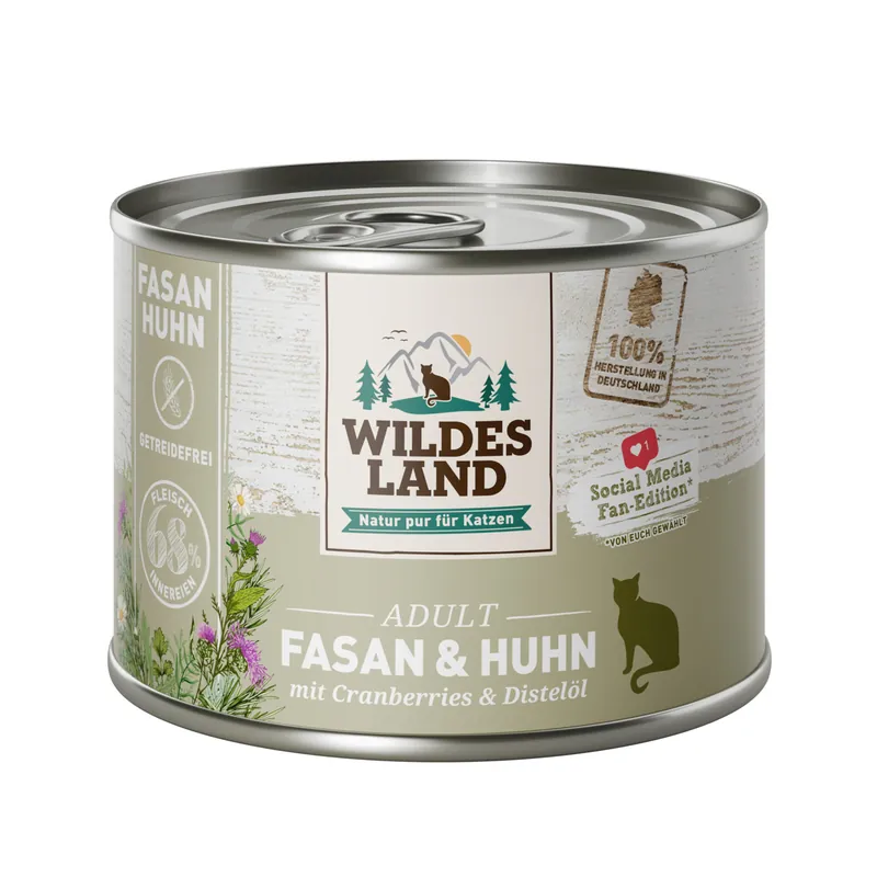 Wochenendangebot WILDES LAND Fasan & Huhn 200 g