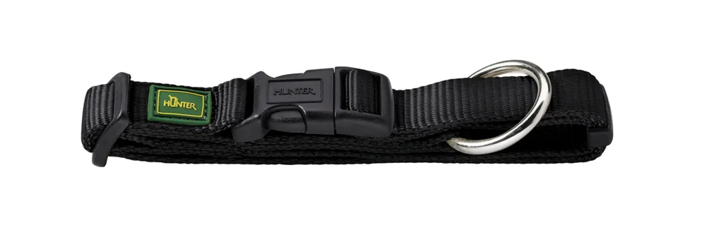 Solange Der Vorrat Reicht HUNTER Halsung Nylon Vario Plus M-L/2,5 schwarz