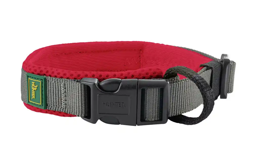 Sofort Bestellen HUNTER Halsung Vario Basic Maldon 25-35/S rot/grau