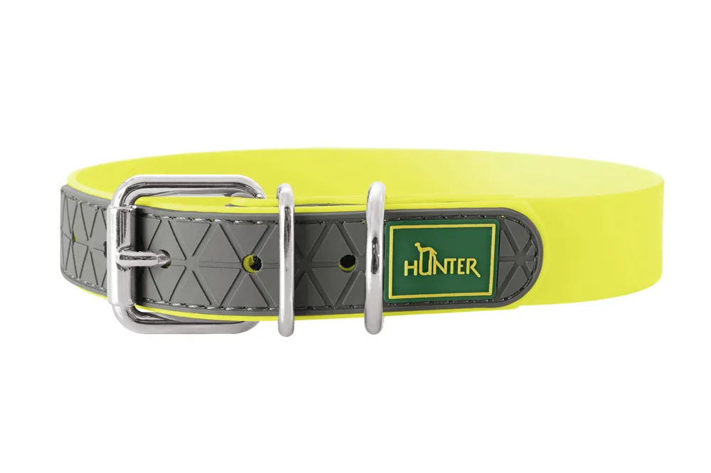 Neuheit HUNTER Halsband Convenience 60 cm neongelb