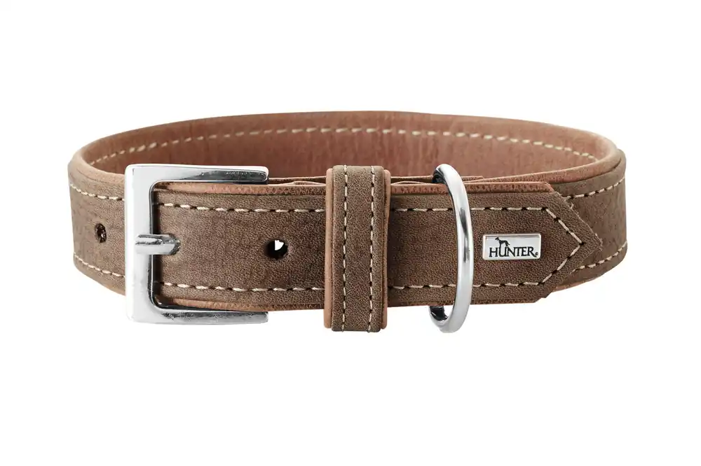 Sonderangebot HUNTER Halsband Porto 50/S-M tabak/cognac