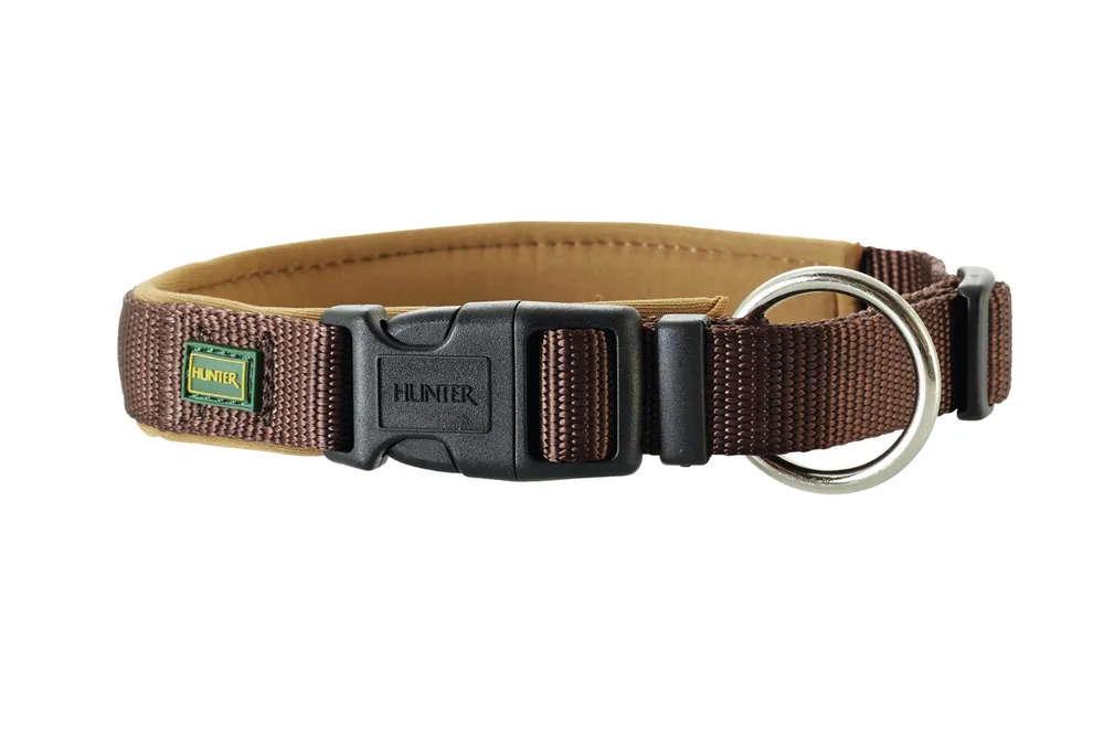 Sichere Zahlung HUNTER Halsung Neopren Vario Plus M (2,0) braun/karamell