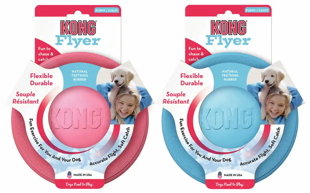 Nur Heute KONG Puppy Flyer Frisbee Hundespielzeug