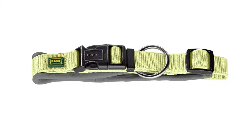 Sonderaktion HUNTER Halsband Neopren Vario Plus 40/S-M matcha/grau