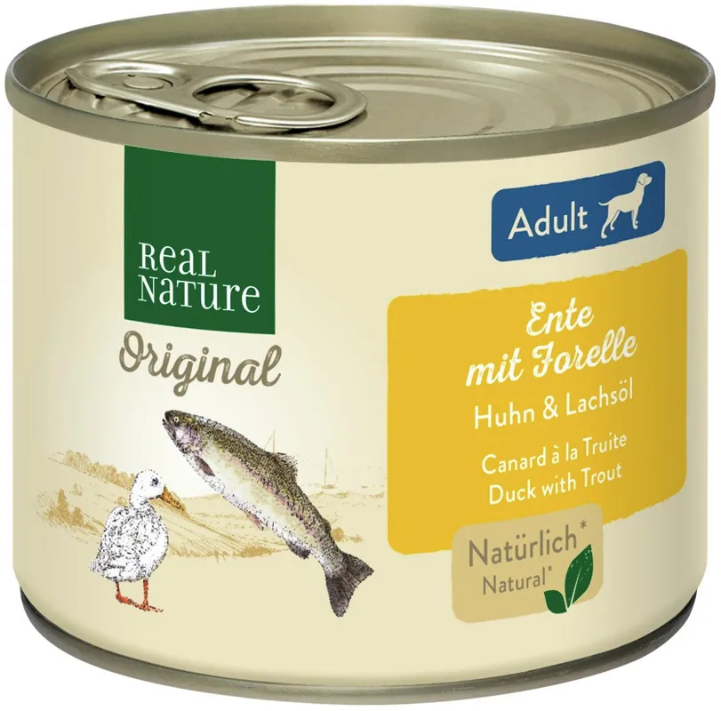 Letzte Chance REAL NATURE Adult Ente und Forelle 200 g