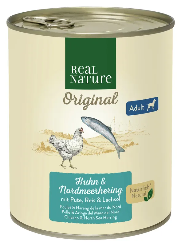 REAL NATURE Adult Huhn und Nordmeerhering 800 g Jetzt Bestellen