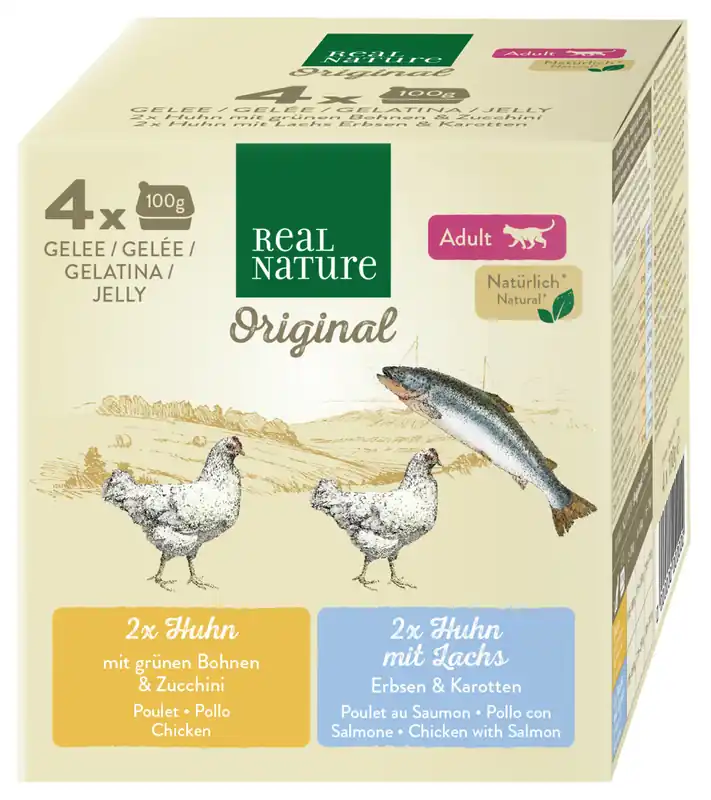 REAL NATURE Gelée Mix 4 x 100 g Abverkauf