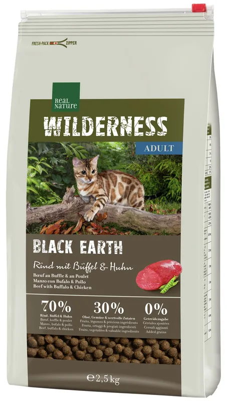 REAL NATURE WILDERNESS Adult Black Earth 2,5 kg Top-Angebot